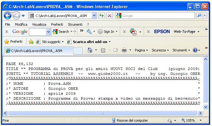 Giobe.TTF in Internet Explorer - 01