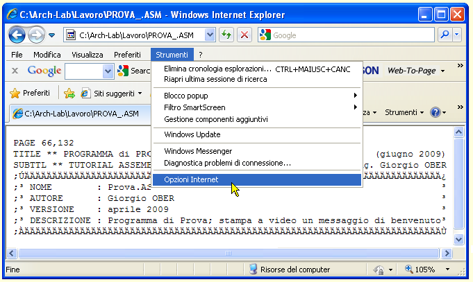 Giobe.TTF in Internet Explorer - 02