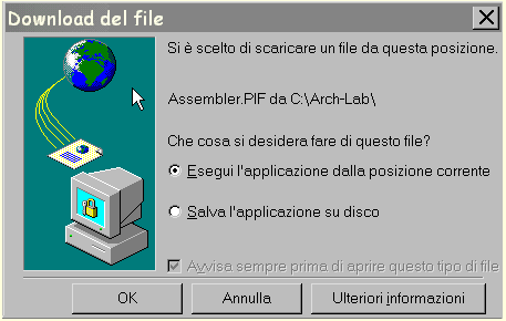Apri una finestra DOS on-line con Windows 98/ME