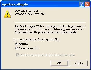 Apri una finestra DOS on-line con Windows 200/XP/NT
