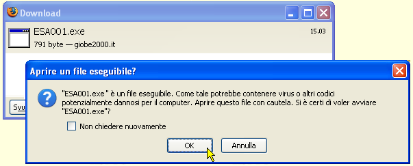 Lanciare un eseguibile con Mozilla - 03