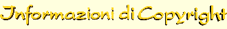 Informazioni di Copyright